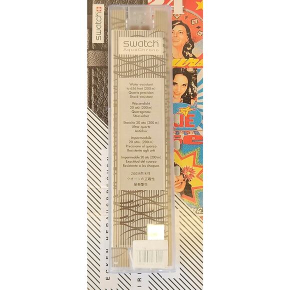 Swatch watch OVERBOARD SBK105 1995 AquaChrono New old stock - Picture 11 of 11